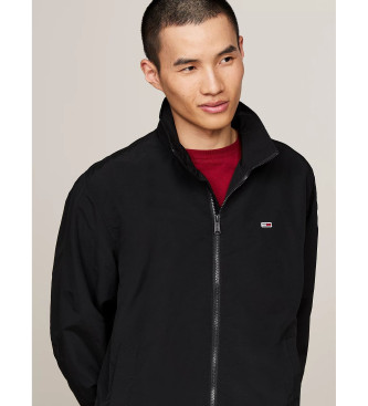 Tommy Jeans Essential Wide Zip Windbreaker Black