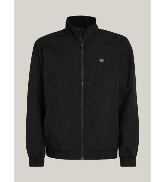 Tommy Jeans Essential Windjack met brede rits Zwart