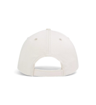 Tommy Jeans Gorra de bisbol con logo bordado blanco, marrn