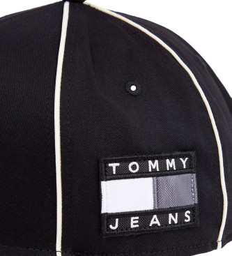 Tommy Jeans Baseballkappe mit markantem schwarzem Aufnher
