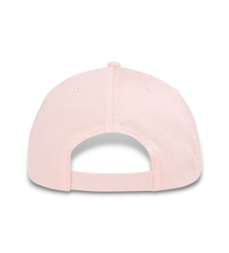 Tommy Jeans Baseball cap with six panels and pink logo