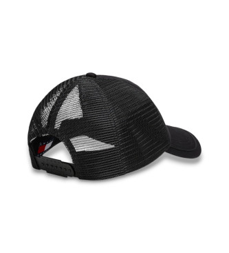 Tommy Jeans Cappellino da baseball Heritage Mesh nero