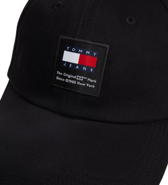 Tommy Jeans Gorra de bisbol Modern con seis paneles negro