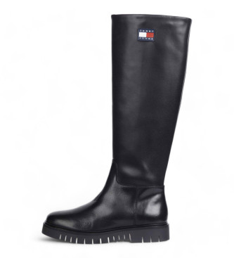 Tommy Jeans Schaftstiefel schwarz