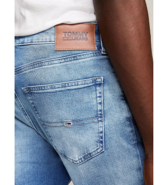 Tommy Jeans Ausgebleichte Scanton Jeans mit hellblauer Waschung