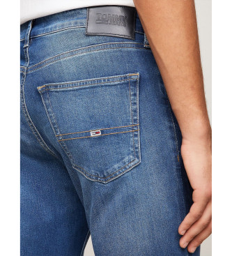 Tommy Jeans Jeans Scanton desteidos de corte ajustado azul