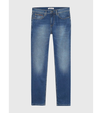 Tommy Jeans Jeans Scanton desteidos de corte ajustado azul