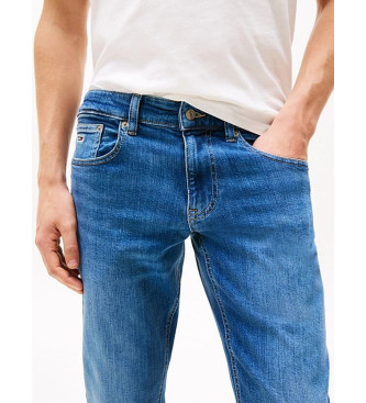 Tommy Jeans Niebieskie jeansy skinny Scanton