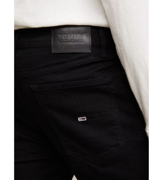 Tommy Jeans Dżinsy Simon slim fit czarne