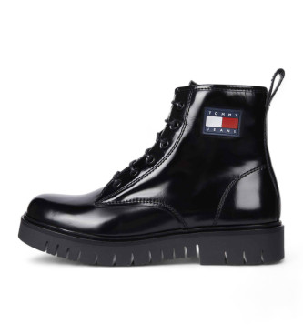 Tommy Jeans Botins de renda pretos