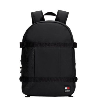 Tommy Jeans Mochila com logtipo Essential preto