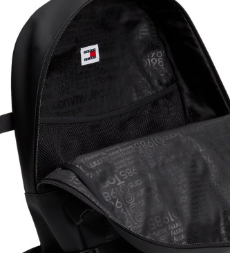 Tommy Jeans Mochila com logtipo Essential preto