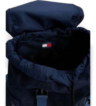 Tommy Jeans Mochila essencial com aba azul-marinho