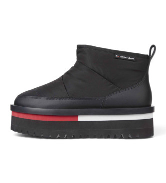 Tommy Jeans Nylonowe buty za kostkę czarne