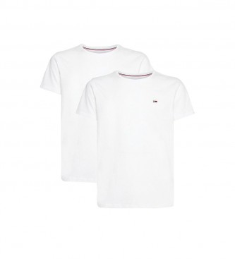 Tommy Jeans Zestaw dwóch białych t-shirtów slim fit