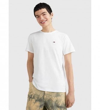 Tommy Jeans Pak 2 T-shirts Slim wit, zwart