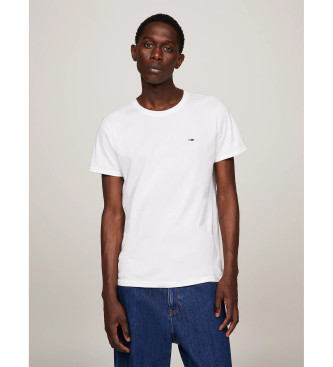 Tommy Jeans Pakke med 2 hvide, marinebl strikkede T-shirts