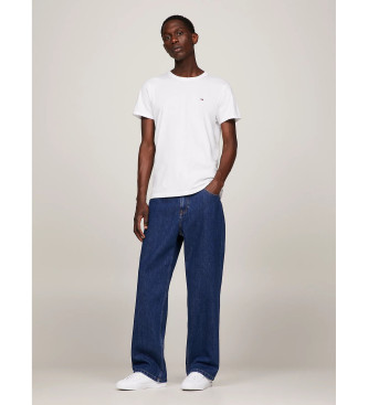Tommy Jeans Conjunto de 2 T-shirts de malha branca e azul-marinho