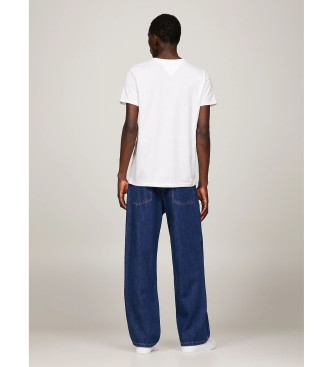 Tommy Jeans Frpackning med 2 vita, marinbl stickade T-shirts
