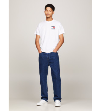 Tommy Jeans Pack de 2 T-shirts Slim com logtipo branco, preto