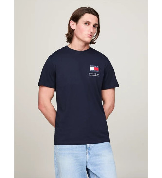 Tommy Jeans Confezione da 2 T-shirt slim con logo nere, blu scuro