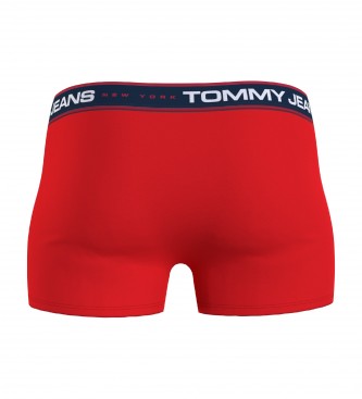 Tommy Jeans Lot de 3 boxers rouge, blanc, noir