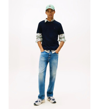 Tommy Jeans Set de 3 camisetas extraslim con logo negro, marino, blanco