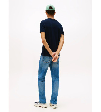 Tommy Jeans Set de 3 camisetas extraslim con logo negro, marino, blanco