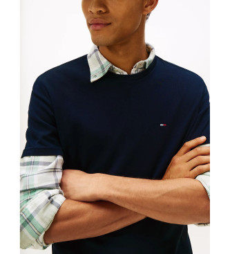 Tommy Jeans Set de 3 camisetas extraslim con logo negro, marino, blanco