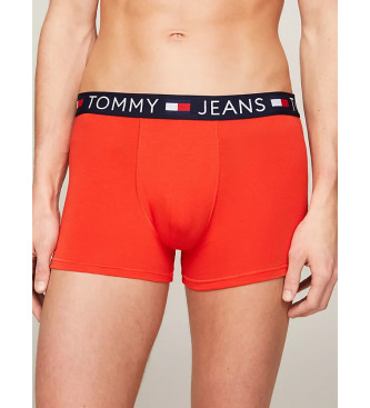 Tommy Jeans Conjunto de 5 boxers azuis, vermelhos e marinhos