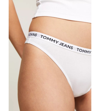 Tommy Jeans Zestaw trzech stringów z logo: czerwony, niebieski, biały