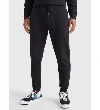 Tommy Jeans Spodnie Jogger Fleece w kolorze czarnym