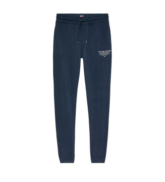 Tommy Jeans Pantaloni sportivi in cotone blu scuro