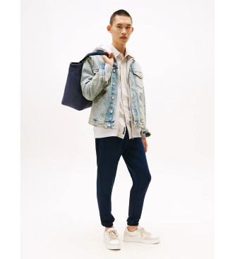 Tommy Jeans Jogger trousers with elasticated hem and navy slim cut