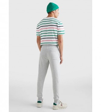 Tommy Jeans Pantalon de jogging en polaire gris