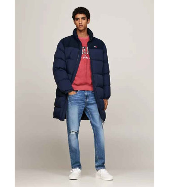 Tommy Jeans Corduroy Alaska Parka met blauwe donsvulling