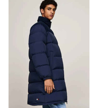 Tommy Jeans Alaska Parka aus Cord mit blauer Daunenfllung