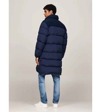 Tommy Jeans Corduroy Alaska Parka met blauwe donsvulling