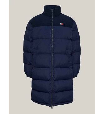 Tommy Jeans Corduroy Alaska Parka met blauwe donsvulling