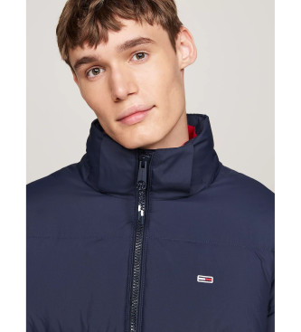 Tommy Jeans Parka casual para baixo com capuz azul-marinho