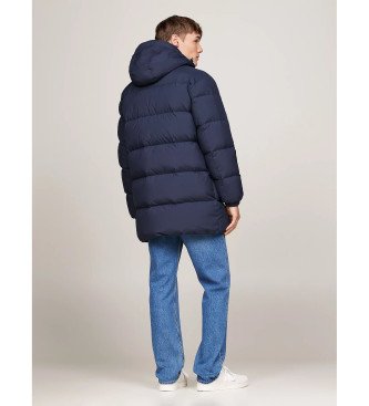 Tommy Jeans Lssiger Daunenparka mit navyfarbener Kapuze