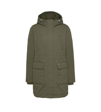 Tommy Jeans Parka Technical Down zelena