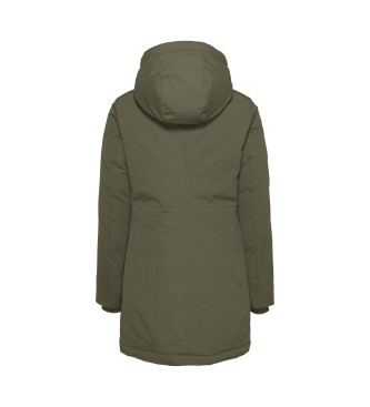 Tommy Jeans Parka Technical Down zelena