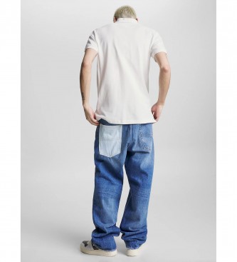 Tommy Jeans Polo dal taglio classico con toppa bianca
