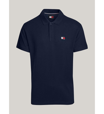 Tommy Jeans Regular fit poloshirt met marineblauw Tommy-patch