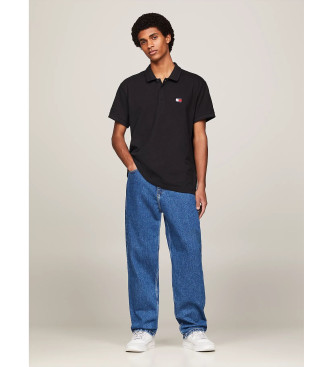 Tommy Jeans Regular fit poloshirt met zwarte patch