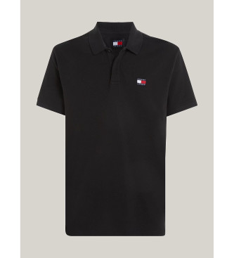 Tommy Jeans Regular fit poloshirt med sort patch