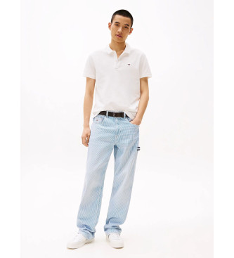 Tommy Jeans Slim fit polo shirt with white logo