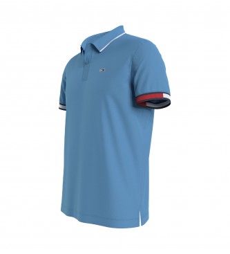 Tommy Jeans Flag polo blue