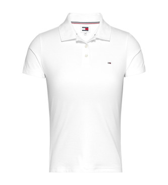 Tommy Jeans Polo Slim Essential hvid